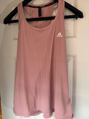 adidas Pink Racerback Athletic Tank Top